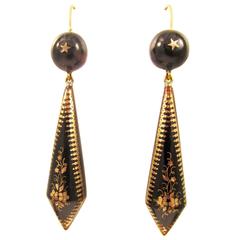 Antique Pique Gold Earrings 10