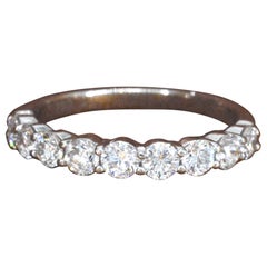 Gassan - White golden alliance ring with 0.75 carat brilliant cut diamonds