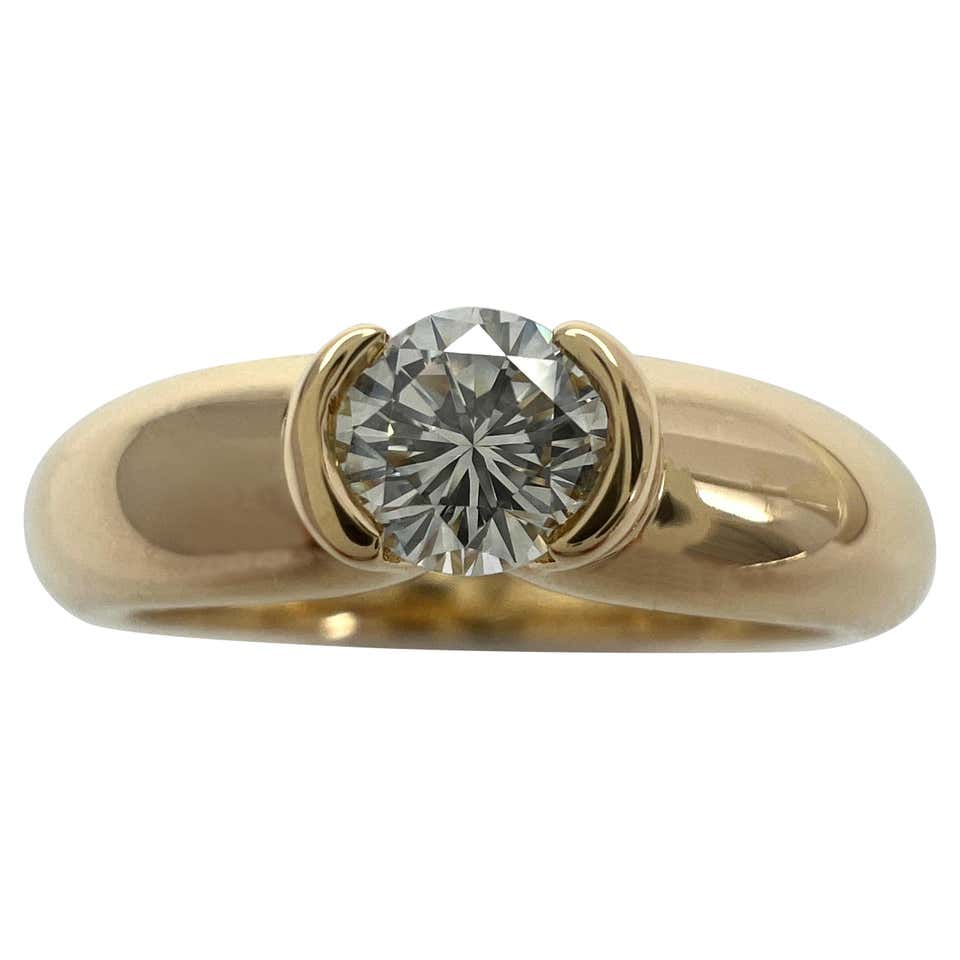 Cartier Solitaire Rings - 98 For Sale at 1stDibs | cartier 1895 ...