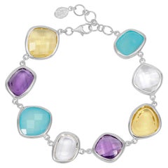 Candy Pebble Bracelet In Sterling Silver