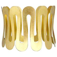 Claudia Hoppe Golden Flex Classic Cuff Bracelet