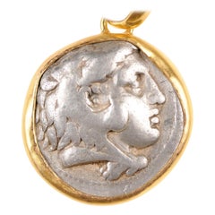 Antique Alexander the Great Macedonian Pendant (pendant only)