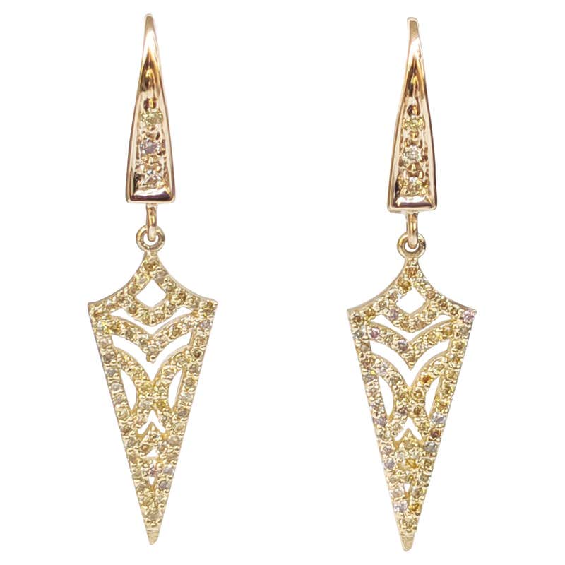 Diamond, Pearl and Antique Chandelier Earrings - 2,662 For Sale at ...