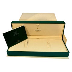 Boîte de montre Rolex, nouveau Creme Empty Acs. ROLEX watch case box CELLINI Brand New