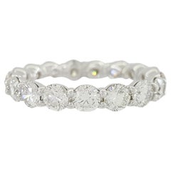 3 Carat Eternity Band Round Brilliant Cut Diamond Ring