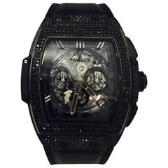 Hublot "Spirit of Big Bang" Chronograph with Black Diamonds