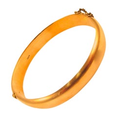Bangle Bracelet in 15 Karat Gold