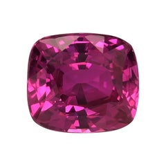 Saphir rose non chauffé de 2.06 carats certifié GIA 