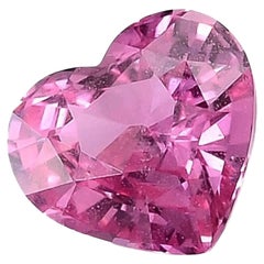 GIA Certified 1.07 Carats Heated Pink Sapphire 