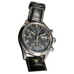 Used IWC Pilot Chronograph Watch Reference IW3706