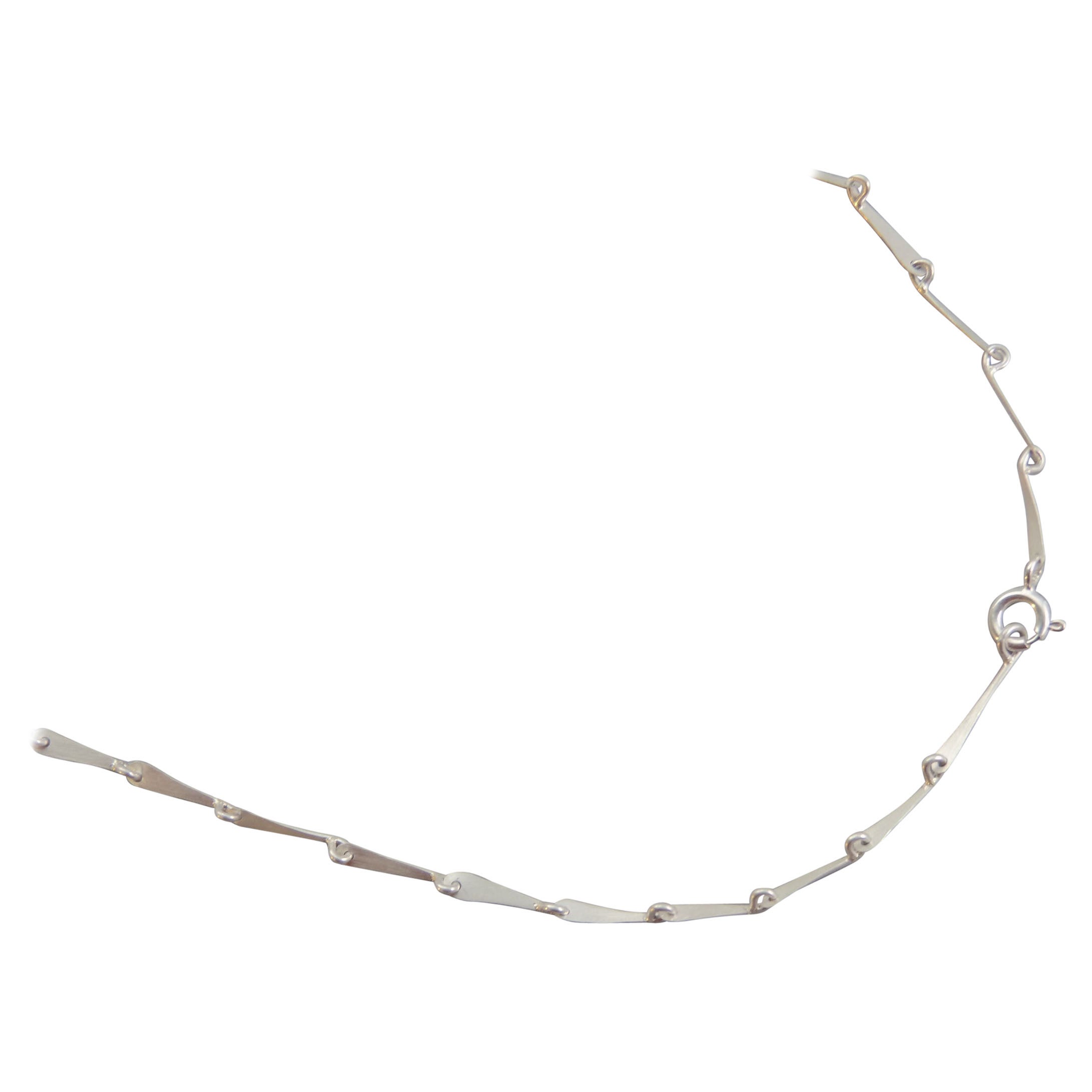 Delicate Recycled Silver Tarsus Chain