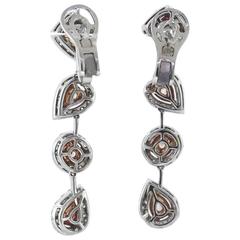 Pink Diamond Earrings GIA Certified 1
