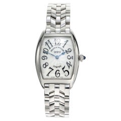 Franck Muller Lady's Stainless Steel Curvex Wristwatch circa 1990s