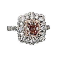 AGL zertifiziert 1.01 Karat Fancy Pink Diamond Ring VS Clarity