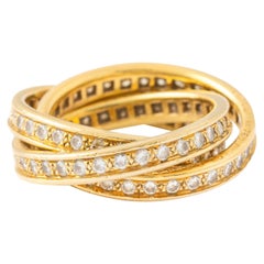 Cartier Diamant Trinity Goldring, 18 Karat Diamant