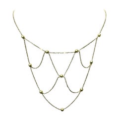 Stylish Turkish 18k Gold Necklace