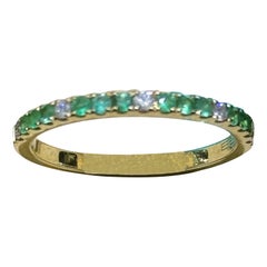 New Effy Emerald & Diamond Ring In 14k