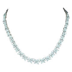 18.87 ct Pear, Marquise & Round Diamond Necklace 