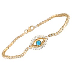 LB Exclusive 14K Yellow Gold 1.30ct Diamond Bracelet BR09574