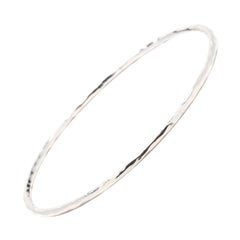 Ippolita Bangle Bracelet, Sterling Silver, Length 7.75 Inches, Stackable