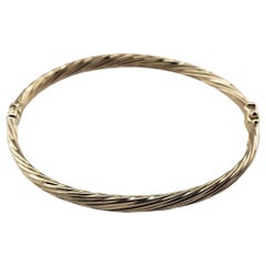 14 Karat Yellow Gold Bangle Bracelet #15987