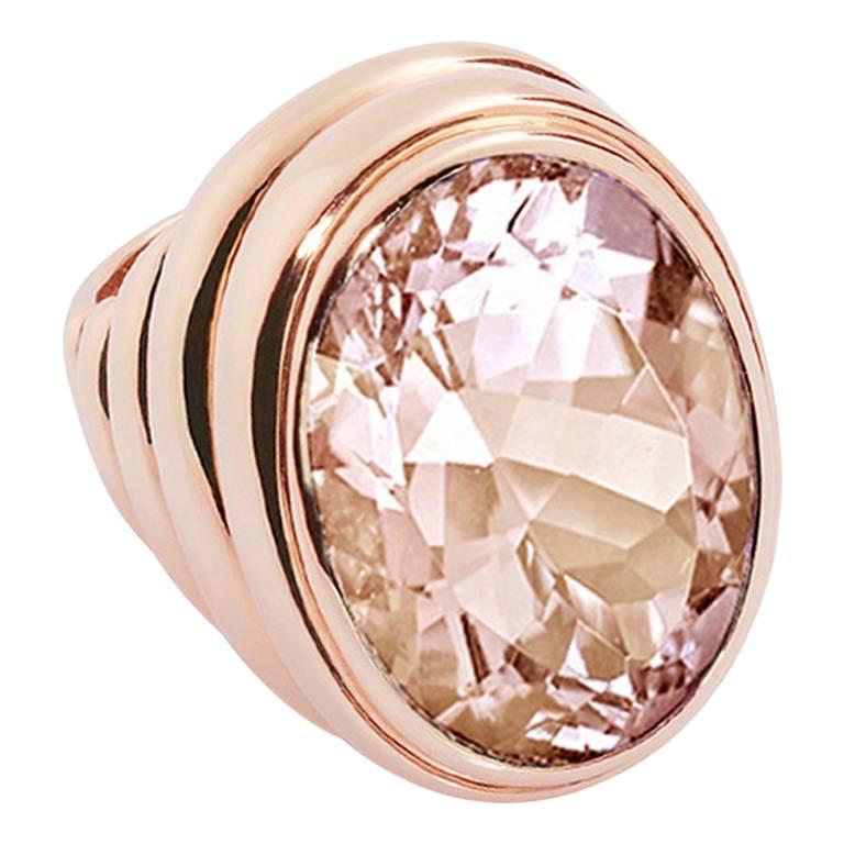 Colleen B. Rosenblat Morganit Rose Gold Ring