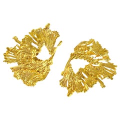 BARBOSA 'Rebeca' Earrings in Gold Plated Brass