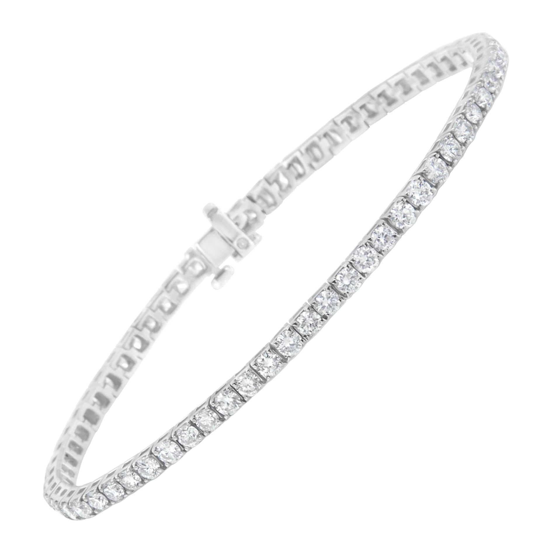 Round Brilliant Diamond Bangle Bracelet (1.34 ctw) | Costco