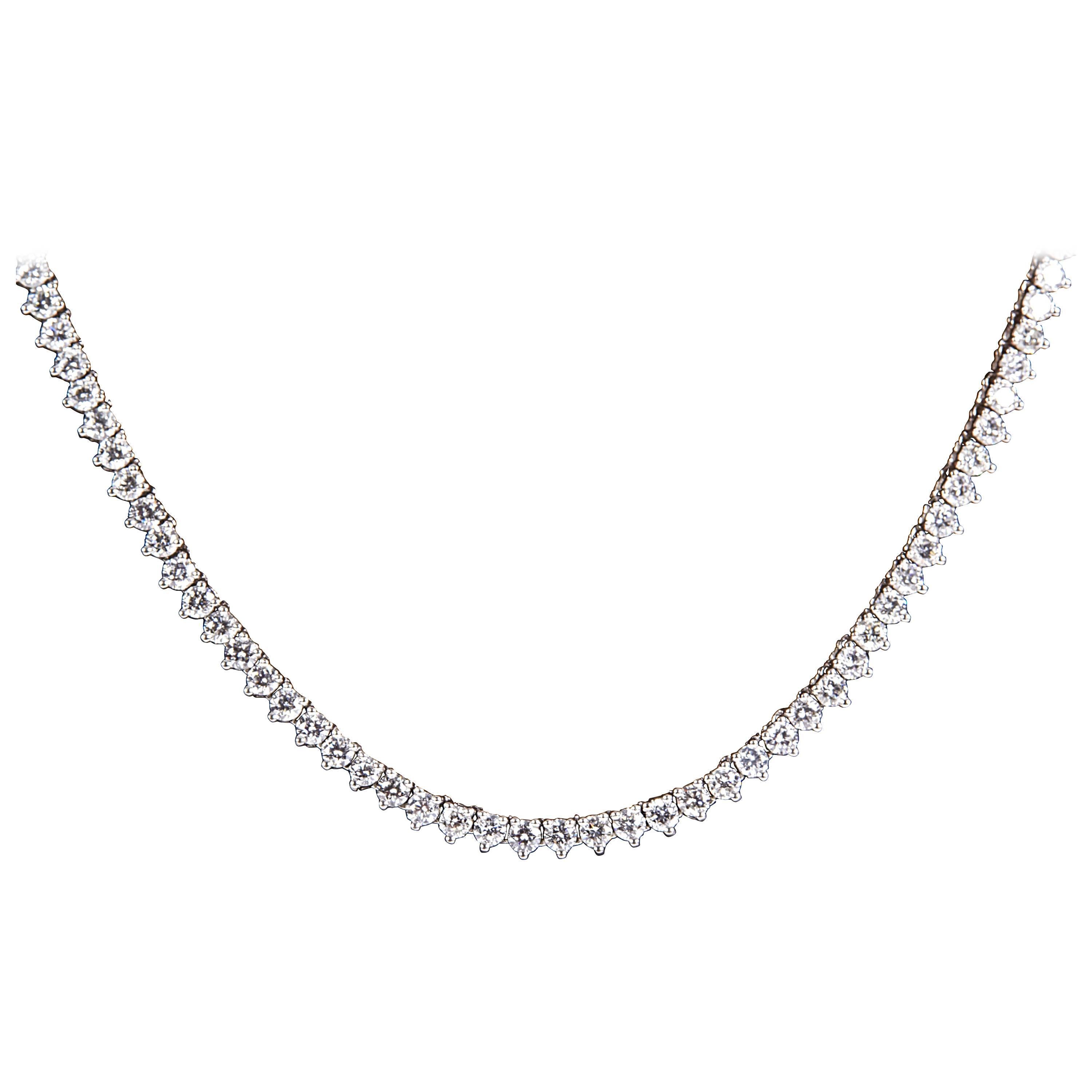 Diamond Opera Tennis Necklace