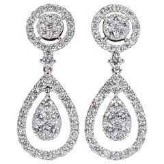 Diamond Drop Earring