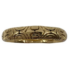 Rare Vintage Bvlgari Alveare Parentesi Manschette Armreif Armband 18k Gelbgold