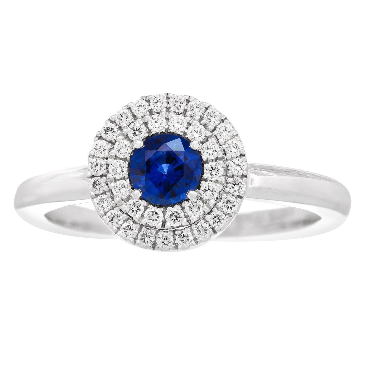 Spark Sapphire & Diamond Ring