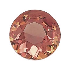Natural Brownish Orange Sapphire Gemstone 0.46 carats with AIGS Report