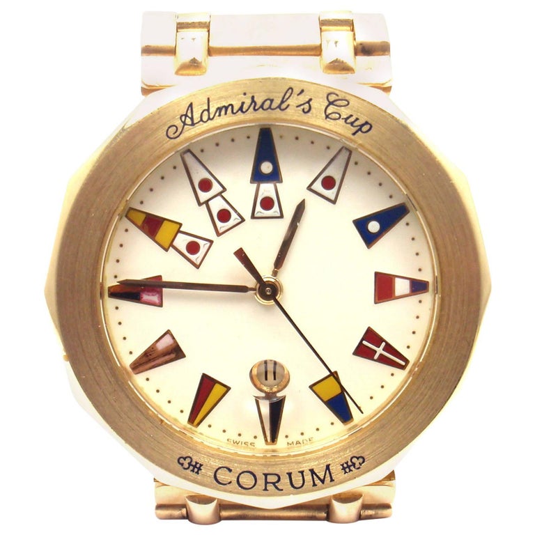 Corum Admiral's Cup Yellow Gold Men's Watch at 1stDibs | corum admirals cup  gold watch, corum admirals cup 18k gold, corum admiral cup gold