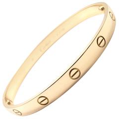 Cartier Love Yellow Gold Bangle Bracelet