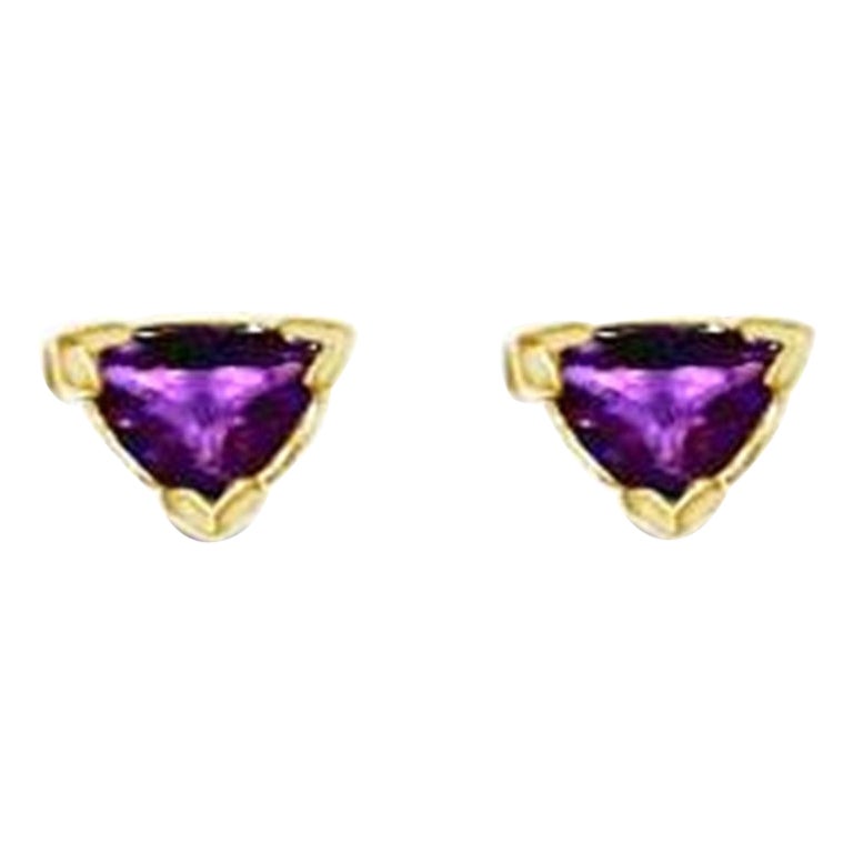 Earrings featuring Bubble Gum Pink Sapphire set in 14K Honey Gold For Sale