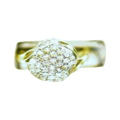 Grand Sample Sale Ring featuring set in 14K