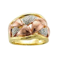 Grand Sample Sale-Ring mit Vanilla-Diamanten in SLV gefasst