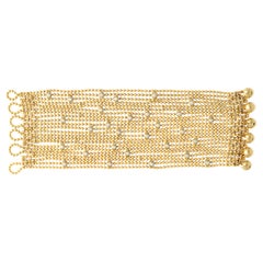 Cartier "Draperie" Diamond Gold 18K Bracelet