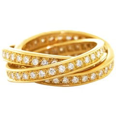 Cartier Diamond-Set Trinity Ring