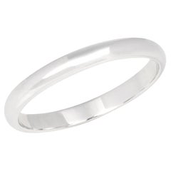 Used Cartier Platinum 2.5mm 1895 Wedding Band Ring