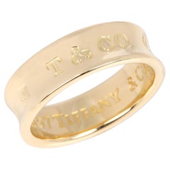 Tiffany & Co. 18ct Yellow Gold 1837 Band Ring