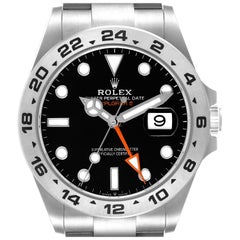 Rolex Explorer II 42mm Black Dial Steel Mens Watch 226570 Box Card
