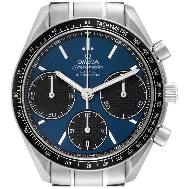 Omega Speedmaster Racing Blue Dial Steel Mens Watch 326.30.40.50.03.001 ...