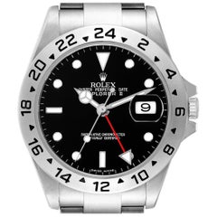 Rolex Explorer II Black Dial Steel Mens Watch 16570