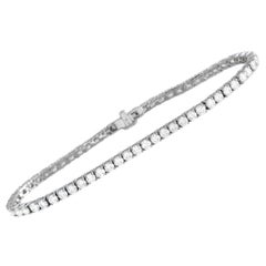 LB Exclusive 18K White Gold 5.71ct Diamond Tennis Bracelet MF01-121823