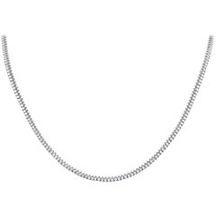 LB Exclusive 18K White Gold 4.30ct Diamond Tennis Necklace MF07-121823