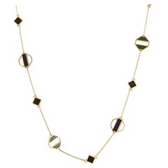 Tiffany & Co. Paloma Picasso 18K Yellow Gold Jade Necklace TI03-121323