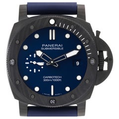 Panerai Submersible QuarantaQuattro Carbotech Mens Watch PAM01232 Unworn