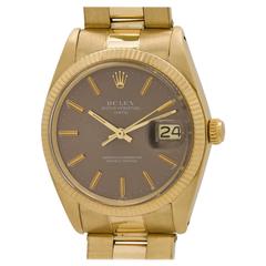 Rolex Oyster Perpetual Date 14K Gold ref 1503 circa 1979 7